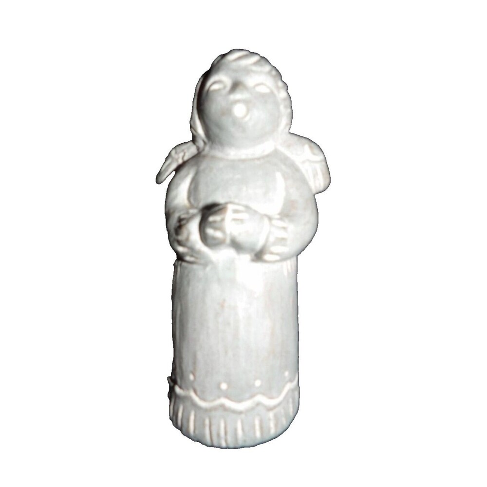 Isabel Bloom 1994 Sculpture Girl ANGEL Peace Singing Praying Signed 5" tall Vtg